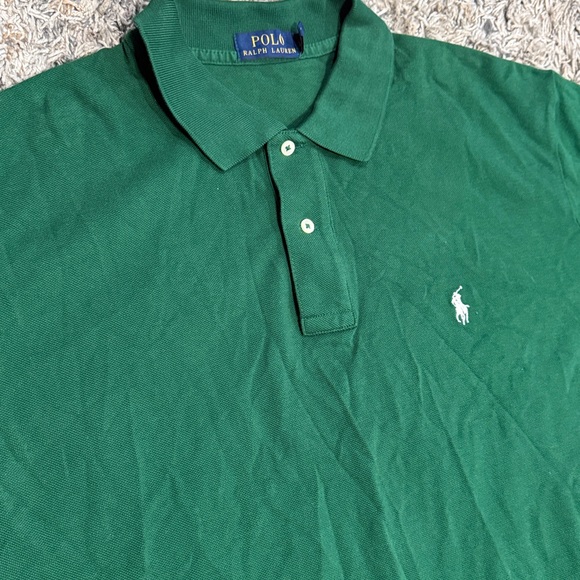 Polo by Ralph Lauren Forest Green Men's Polo Shirt - Picture 3 of 6